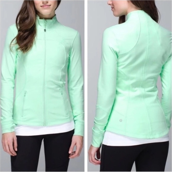 Women's Mint Green Utility Jacket - Picture 1 of 11